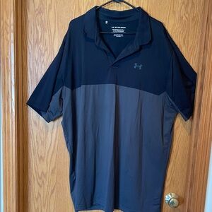 Under Armour Men's Polo Shirt in Black and Gray